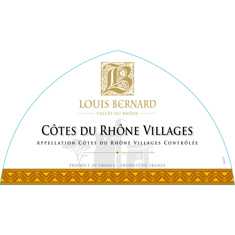 Louis Bernard Cotes du Rhone Villages 2011 Front Label