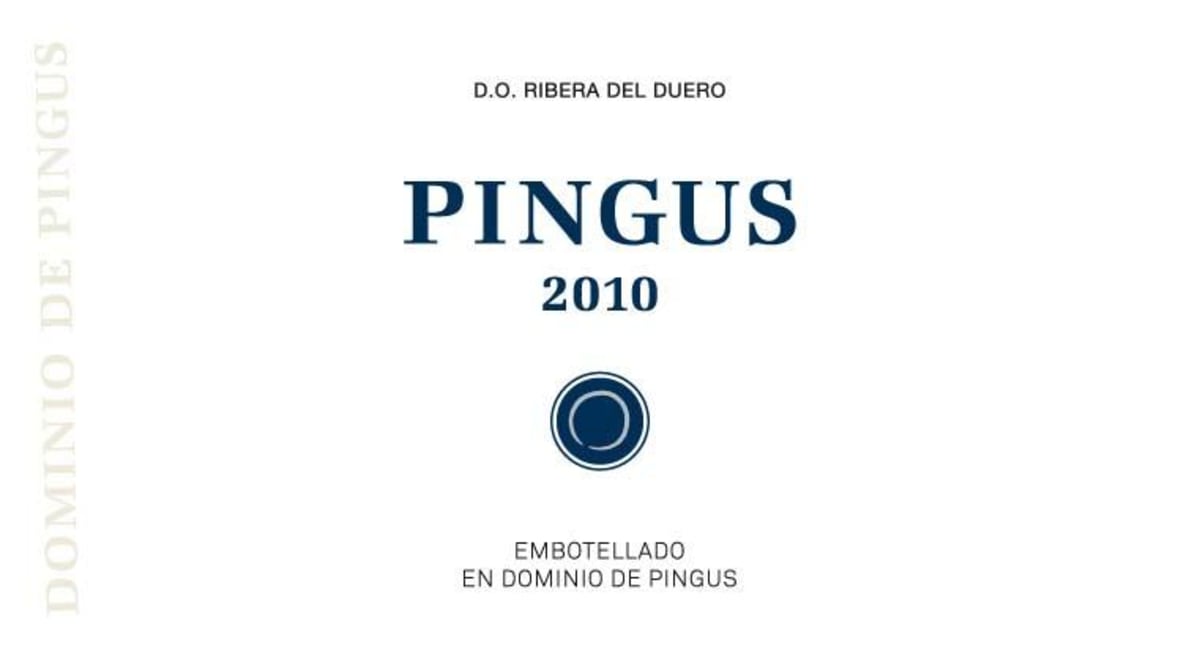 Dominio de Pingus 2010 Front Label
