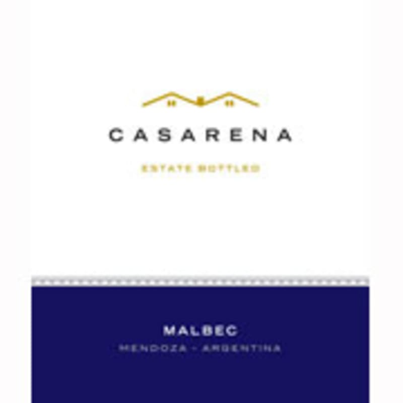 Casarena Malbec 2008 Front Label