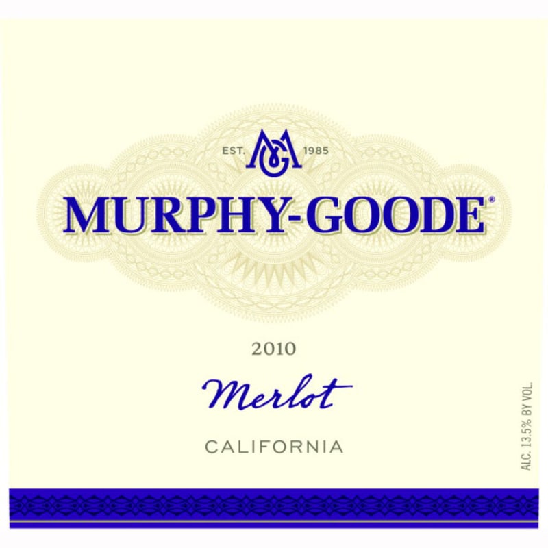 Murphy-Goode California Merlot 2010 Front Label