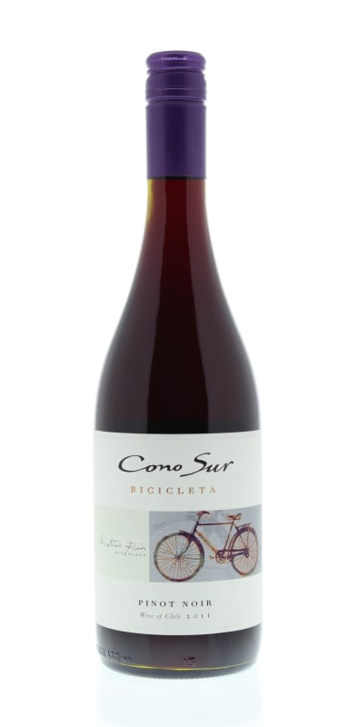 Cono Sur Bicicleta Pinot Noir 2011 Front Bottle Shot