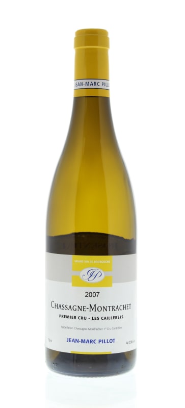 Domaine Jean-Marc Pillot Chassagne Montrachet Premier Cru Caillerets 2007 Front Bottle Shot