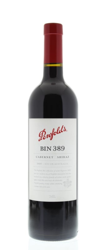Penfolds Bin 389 Cabernet-Shiraz 2009 Front Bottle Shot