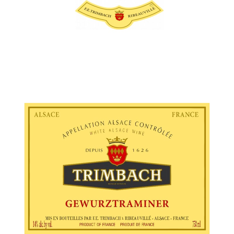Maison Trimbach Gewurztraminer 2009 Front Label