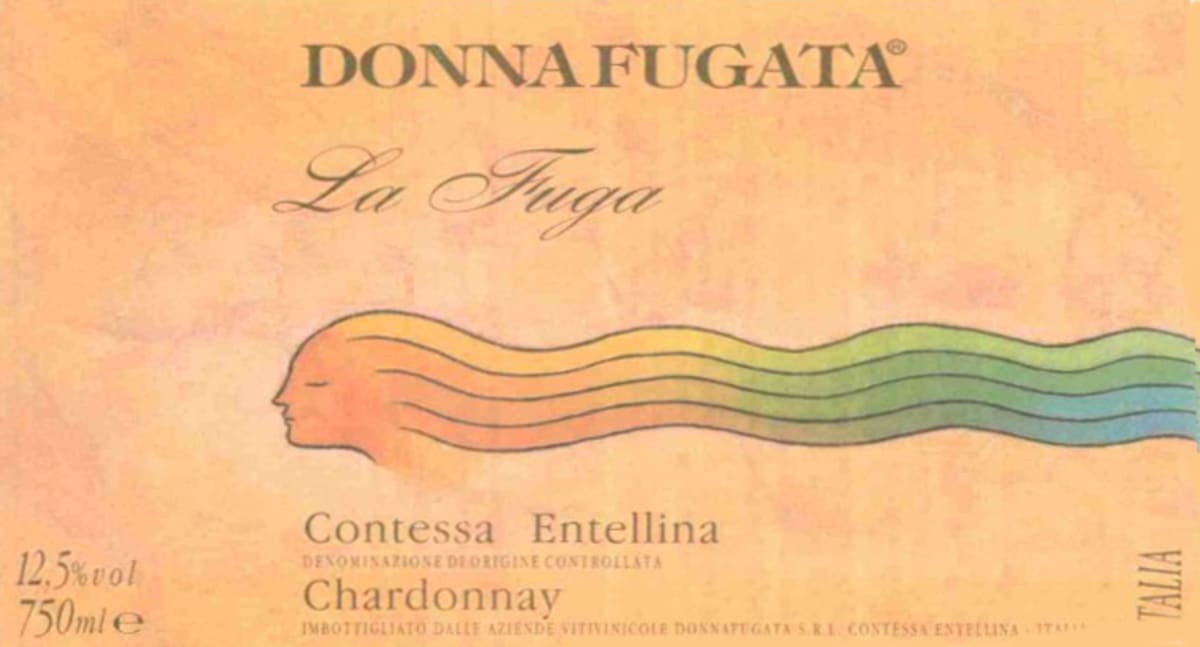 Donnafugata La Fuga Chardonnay 2015 Front Label