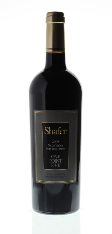 Shafer One Point Five Cabernet Sauvignon 2009 Front Bottle Shot