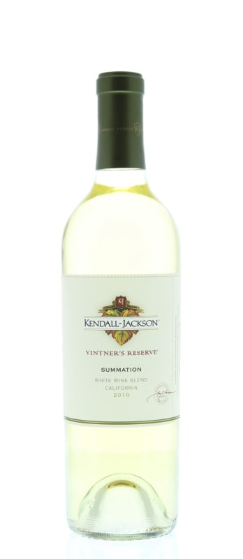 Kendall-Jackson Summation White 2010 Front Bottle Shot