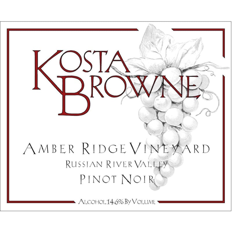 Kosta Browne Amber Ridge Vineyard Pinot Noir 2006 Front Label