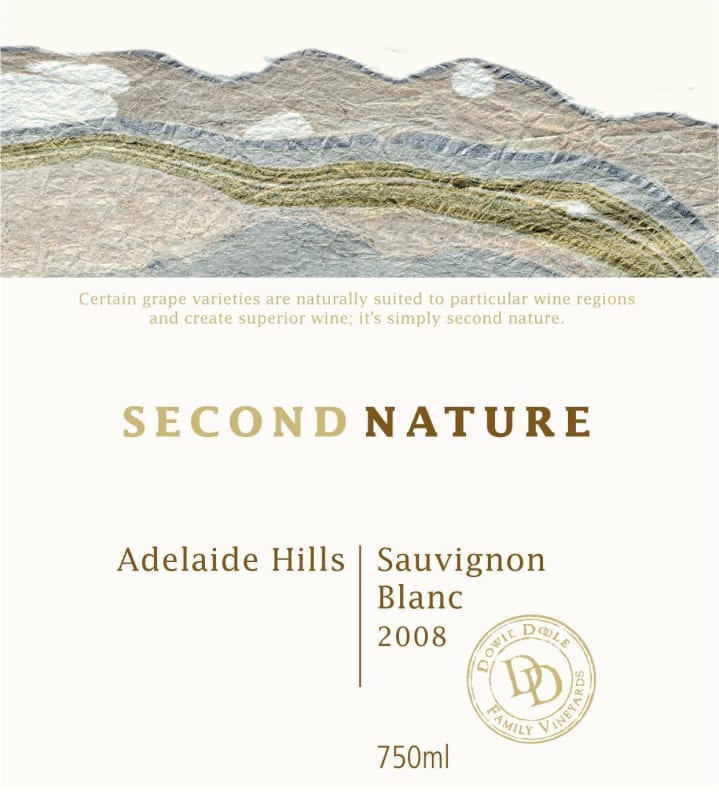 Dowie Doole Second Nature Sauvignon Blanc 2008 Front Label