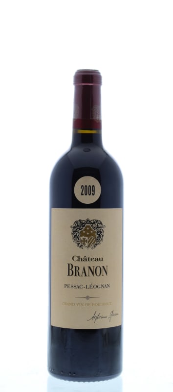 Chateau Branon 2009 Front Bottle Shot