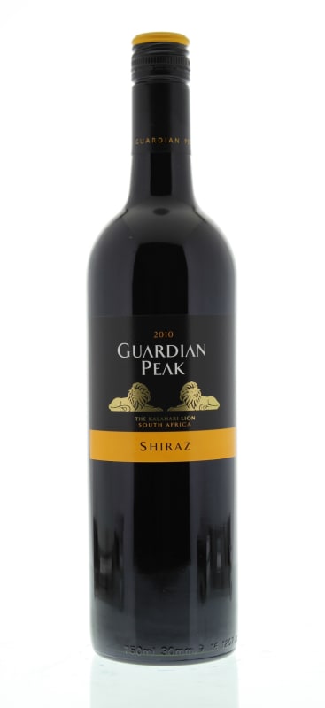 Guardian Peak Shiraz 2010 Front Bottle Shot