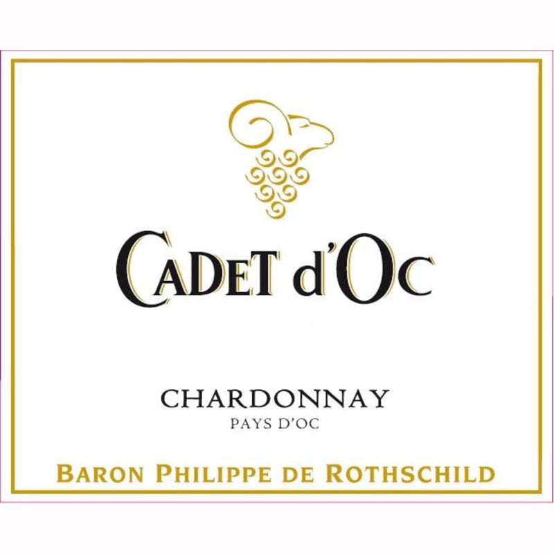 Baron Philippe de Rothschild Cadet d'Oc Chardonnay 2010 Front Label