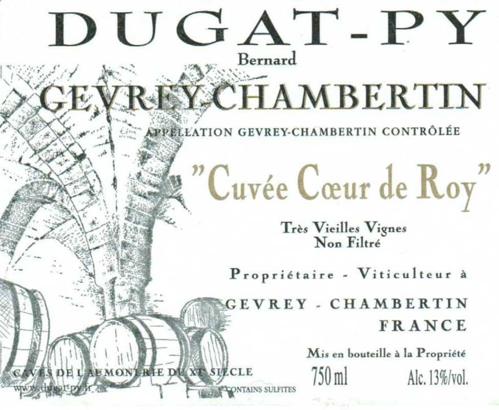 Dugat-Py Gevrey-Chambertin Cuvee Coeur de Roy Tres Vieilles Vignes 2011 Front Label