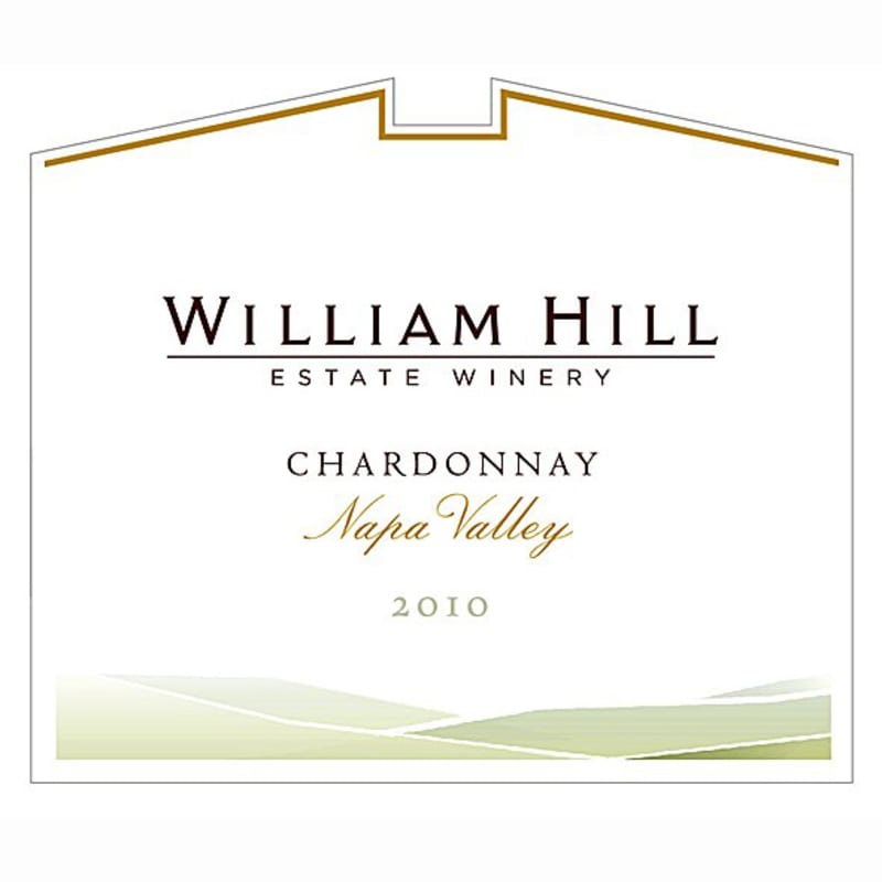 William Hill Napa Valley Chardonnay 2010 Front Label