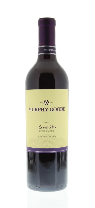 Murphy-Goode Liar's Dice Zinfandel 2009 Front Bottle Shot