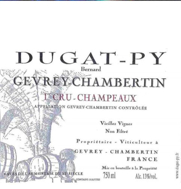 Dugat-Py Gevrey-Chambertin Premier Cru Champeaux 2011 Front Label