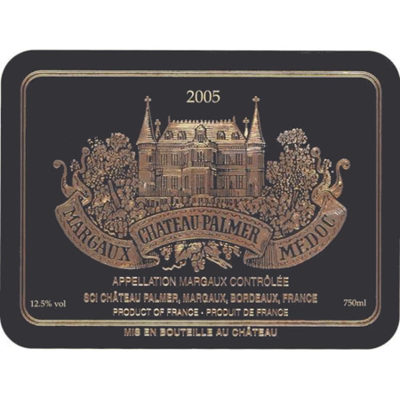 Chateau Palmer (3 Liter Bottle) 2005 Front Label