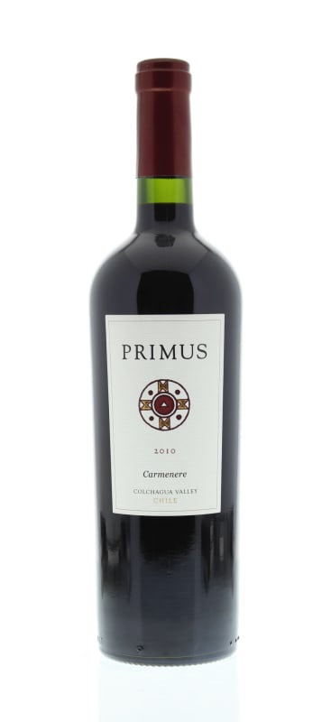 Primus Carmenere 2010 Front Bottle Shot