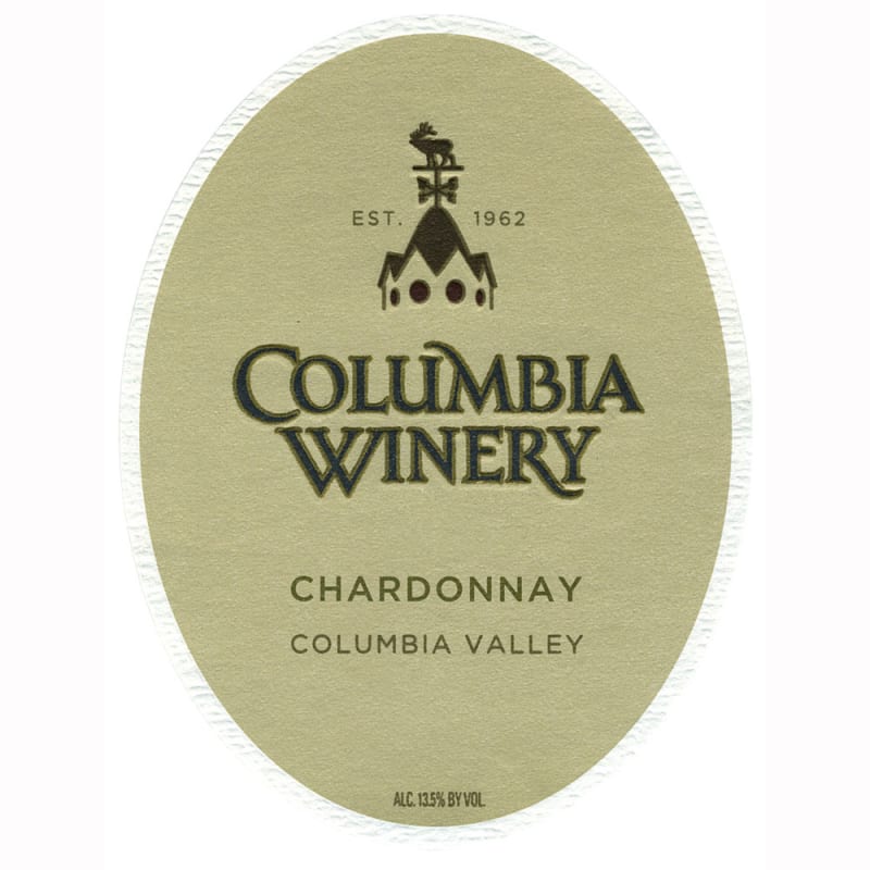 Columbia Winery Chardonnay 2010 Front Label