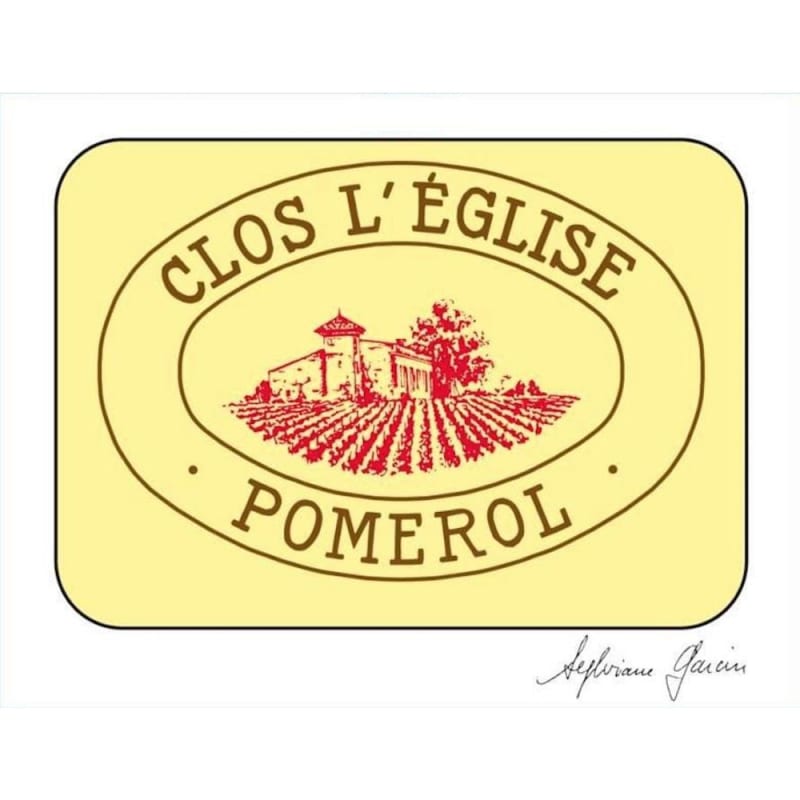 Clos L'Eglise Pomerol 2009 Front Label