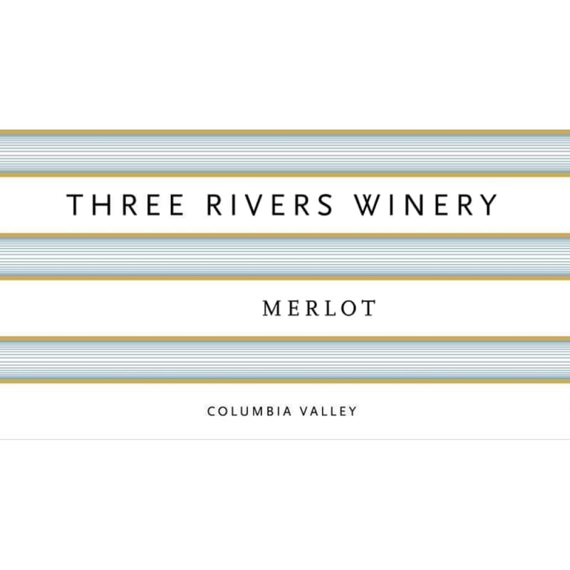 Three Rivers Columbia Valley Merlot 2009 Front Label