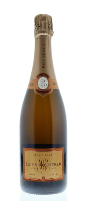 Louis Roederer Brut Rose 2007 Front Bottle Shot