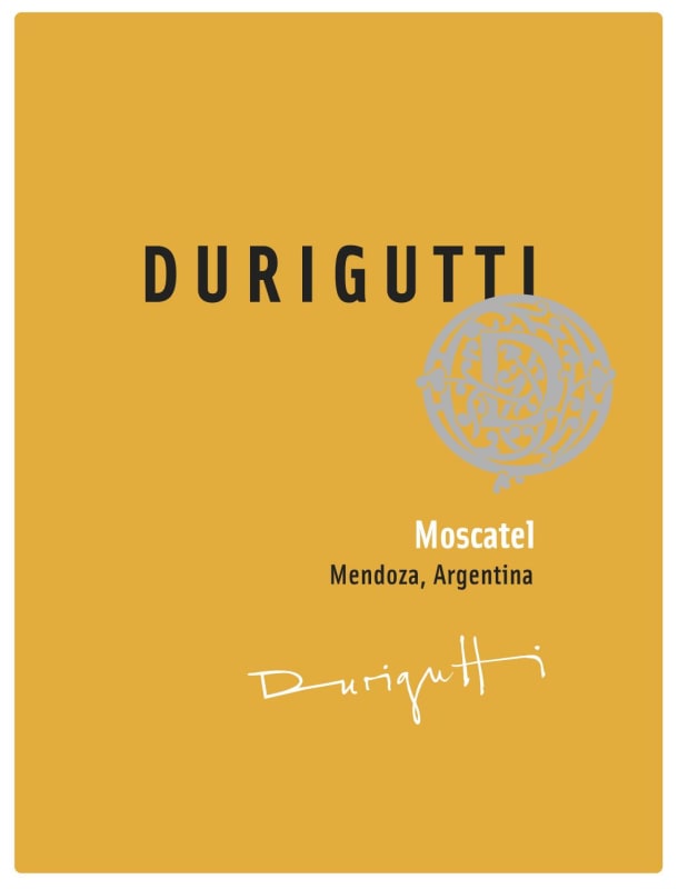 Durigutti Moscatel 2014 Front Label