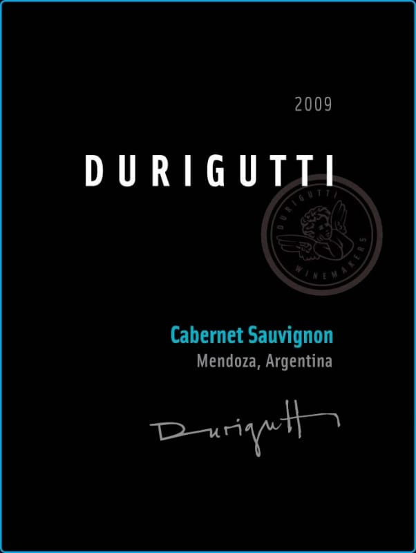 Durigutti Cabernet Sauvignon 2009 Front Label