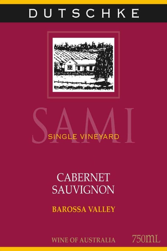 Dutschke Sami Single Vineyard Cabernet Sauvignon 2012 Front Label