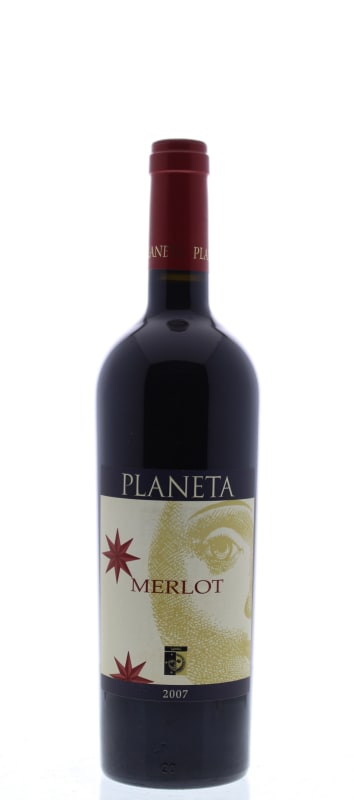Planeta Merlot 2007 Front Bottle Shot
