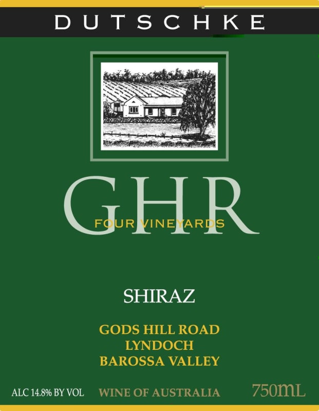 Dutschke GHR Neighbours Shiraz 2008 Front Label