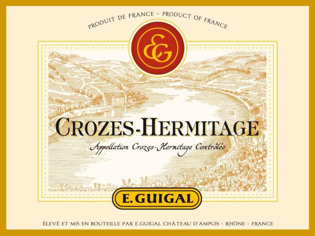 E. Guigal Crozes-Hermitage 2010 Front Label