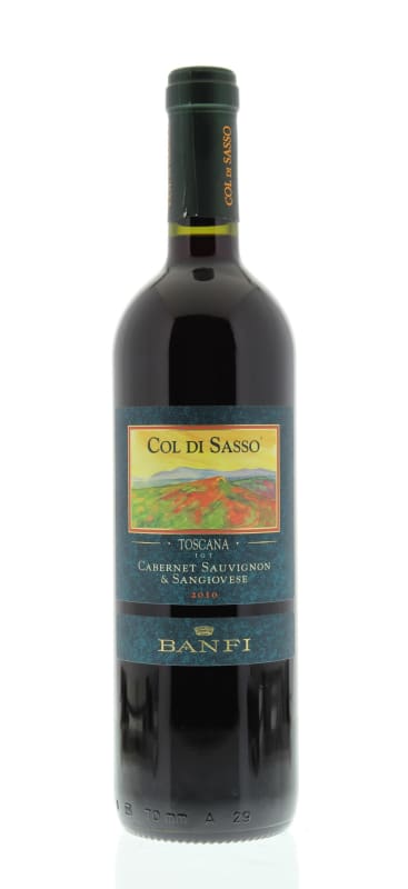 Banfi Col di Sasso 2010 Front Bottle Shot