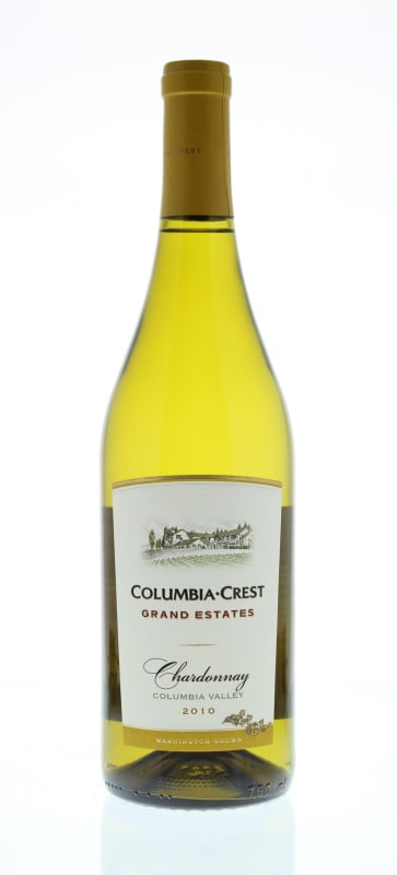 Columbia Crest Grand Estates Chardonnay 2010 Front Bottle Shot