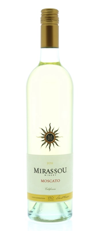 Mirassou Moscato 2011 Front Bottle Shot