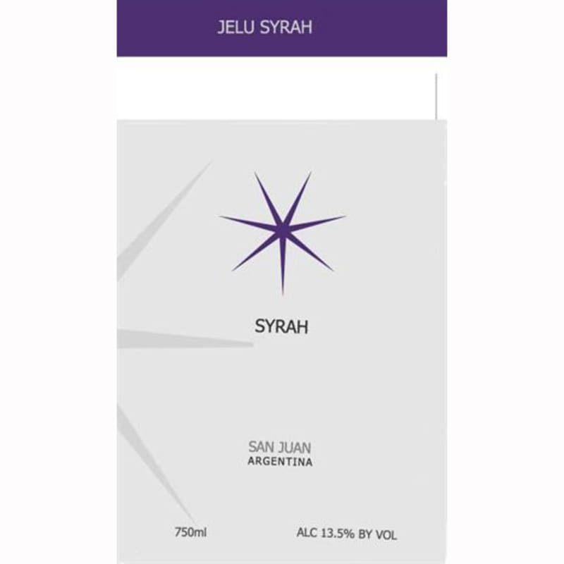 Jelu Zonda Valley Syrah 2009 Front Label