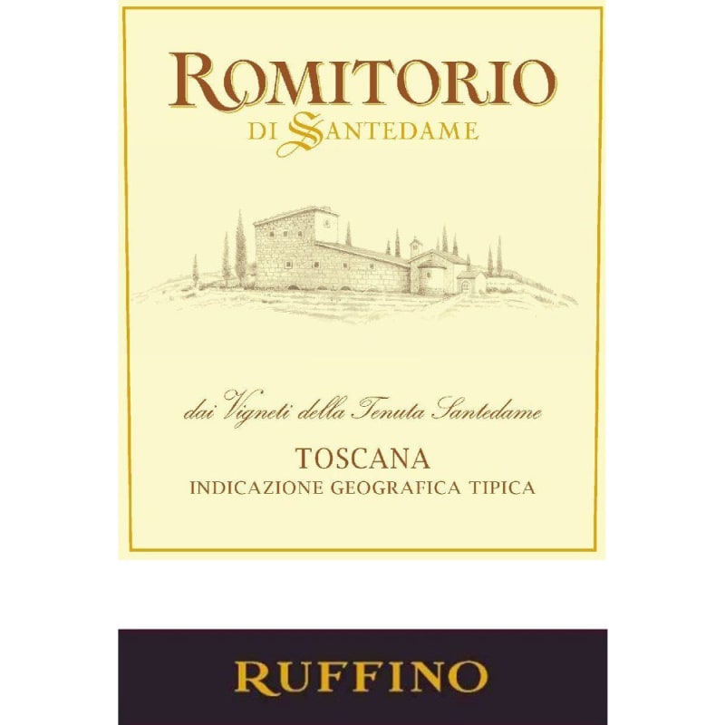 Ruffino Santedame Romitorio 2008 Front Label