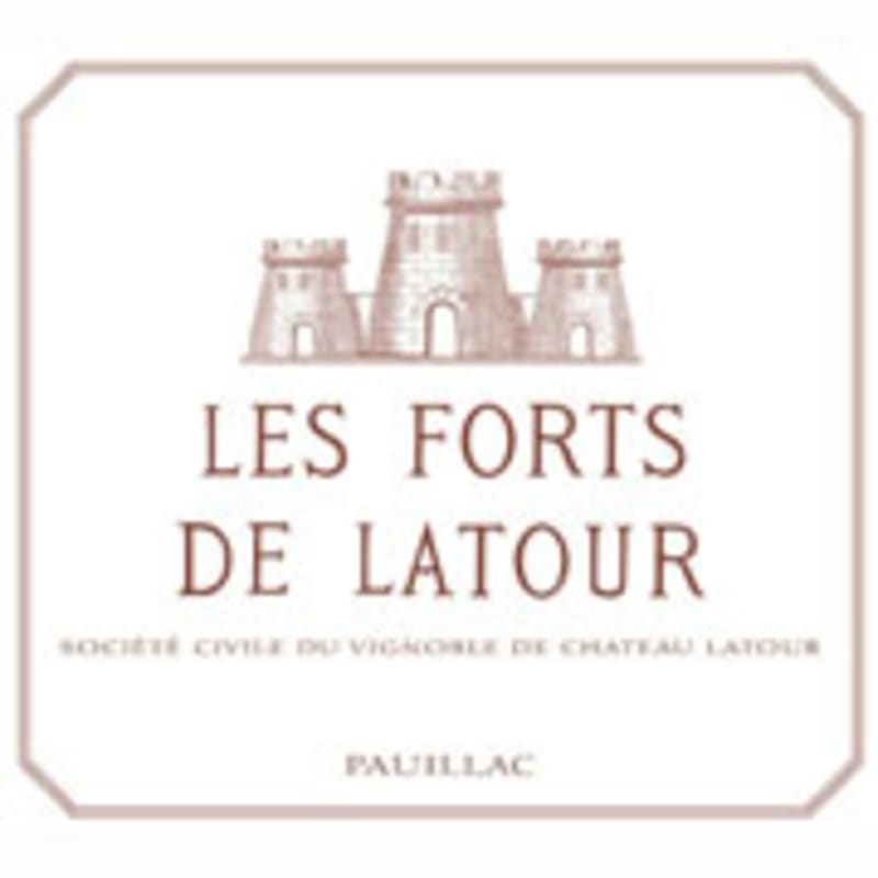 Chateau Latour Les Forts de Latour 2001 Front Label