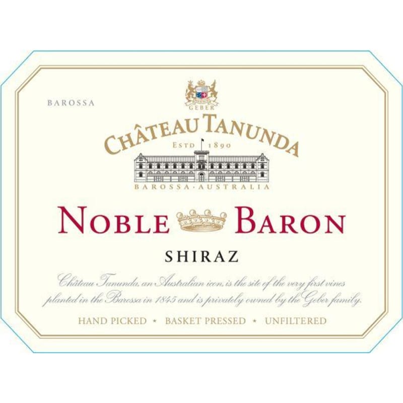 Chateau Tanunda Noble Baron Shiraz 2007 Front Label