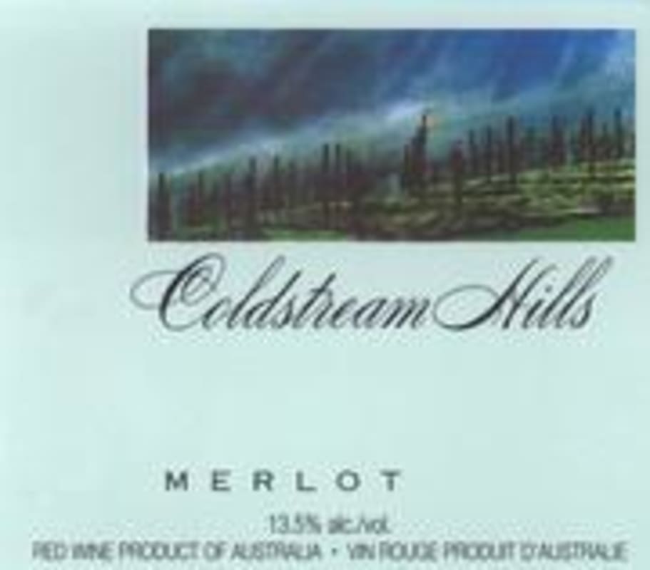 Coldstream Hills Merlot 1997 Front Label