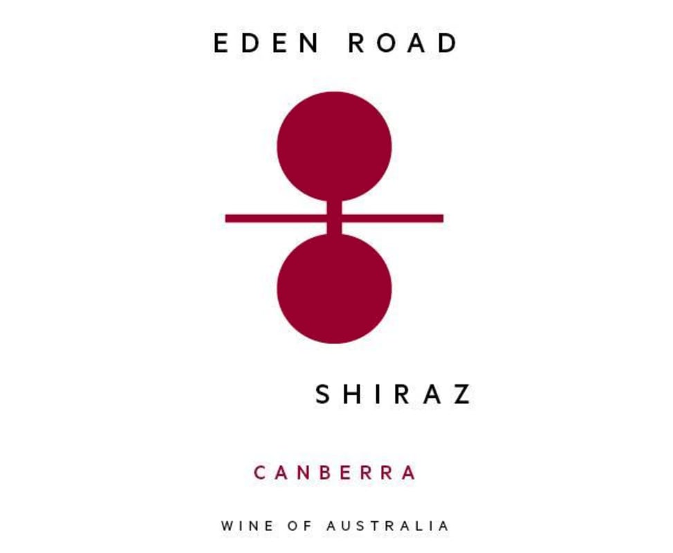 Eden Road Canberra Shiraz 2013 Front Label