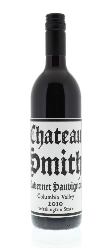Charles Smith Wines Chateau Smith Cabernet Sauvignon 2010 Front Bottle Shot