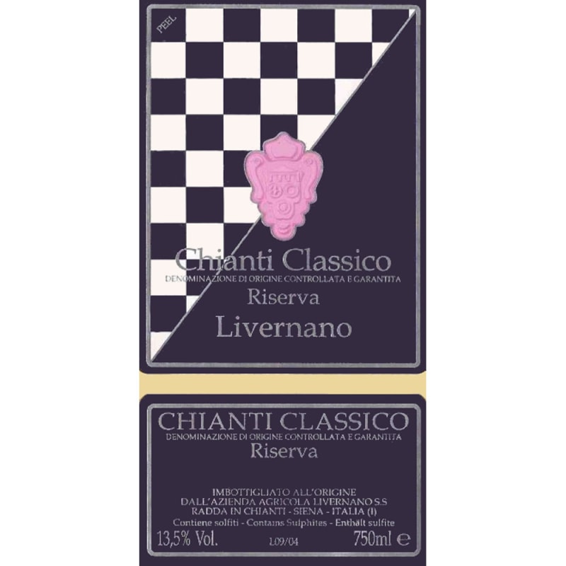 Livernano Chianti Classico Riserva 2007 Front Label
