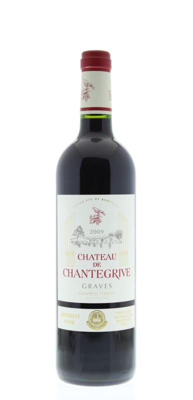 Chateau de Chantegrive 2009 Front Bottle Shot