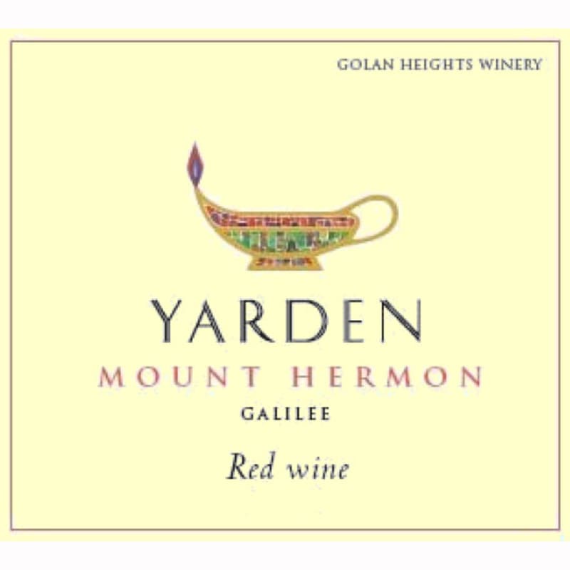 Yarden Mount Hermon Red (OK Kosher) 2010 Front Label