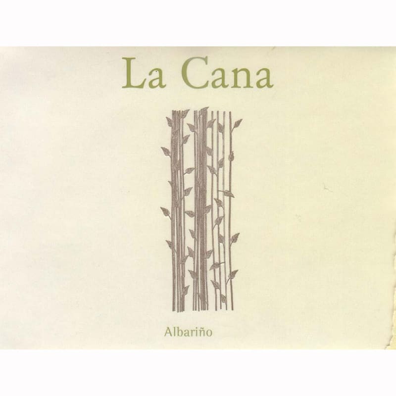 La Cana Albarino (375ML half-bottle) 2010 Front Label