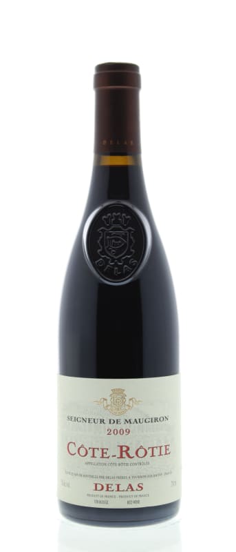 Delas Cote-Rotie Seigneur de Maugiron 2009 Front Bottle Shot