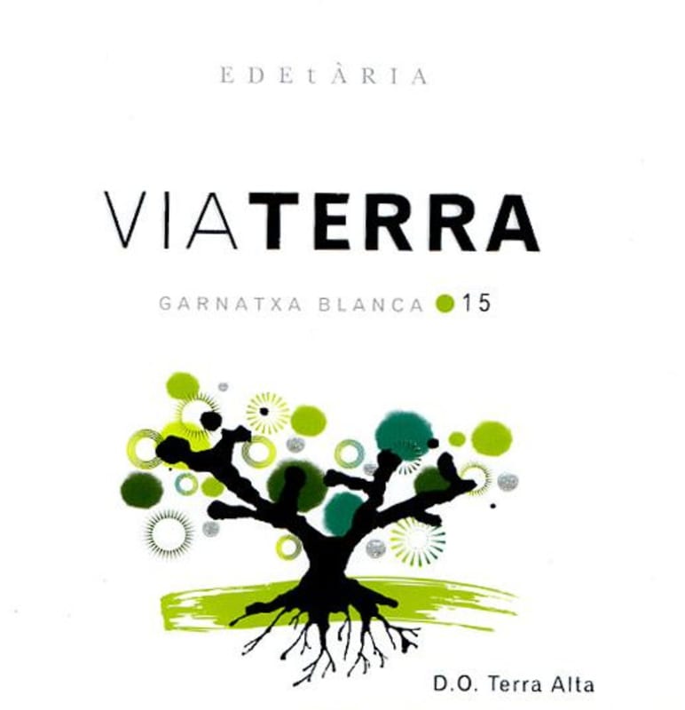 Bodegas Edetaria Via Terra Garnatxa Blanca 2015 Front Label