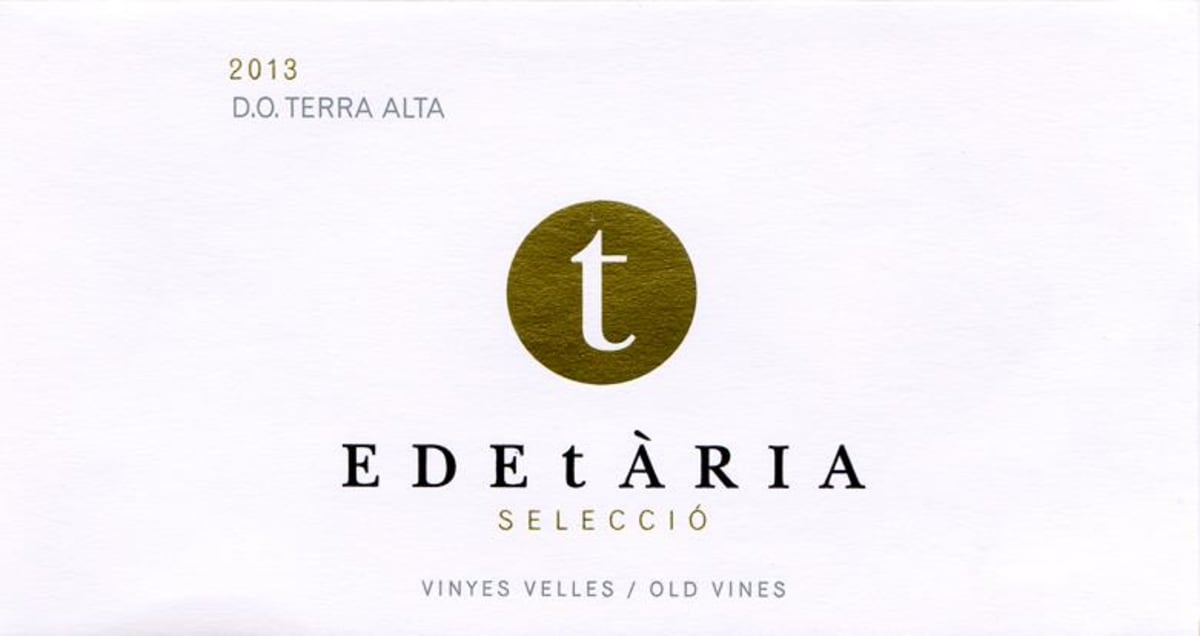 Bodegas Edetaria Seleccio Blanco Vinyes Velles 2013 Front Label