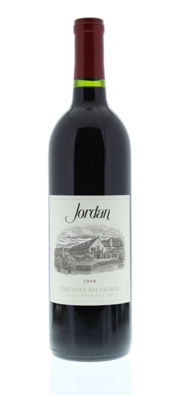 Jordan Cabernet Sauvignon 2008 Front Bottle Shot